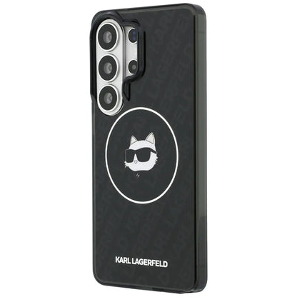 Karl Lagerfeld IML Repeated Choupette MagSafe dėklas - Samsung Galaxy S26 Ultra (Juodas)