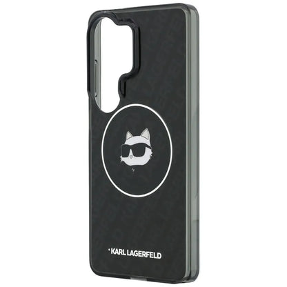 Karl Lagerfeld IML Repeated Choupette MagSafe dėklas - Samsung Galaxy S26 Ultra (Juodas)