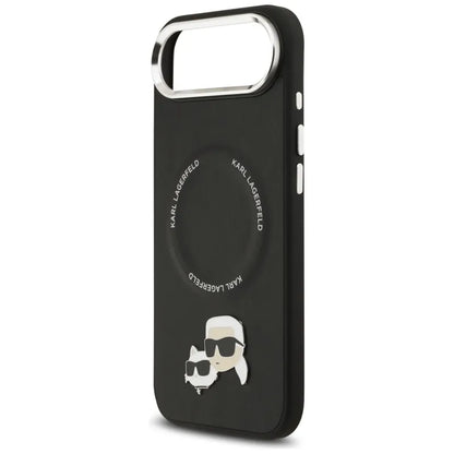 Karl Lagerfeld Karl & Choupette segtukų dėklas MagSafe - iPhone Air (juodas)
