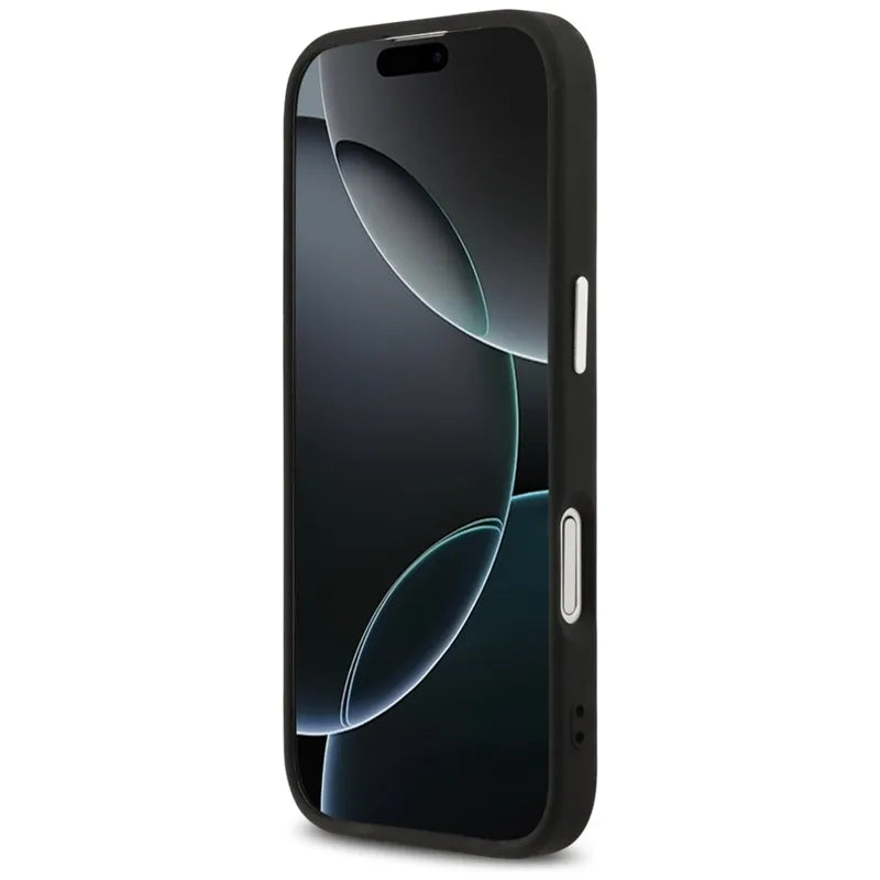 Karl Lagerfeld Karl & Choupette Smeigės MagSafe - Dėklas iPhone 17 (juodas)
