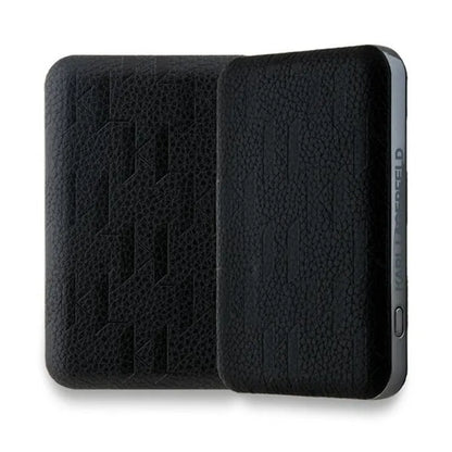 Karl Lagerfeld Karl Head Pin MagSafe – belaidis maitinimo blokas 5000 mAh 15W (juodas)