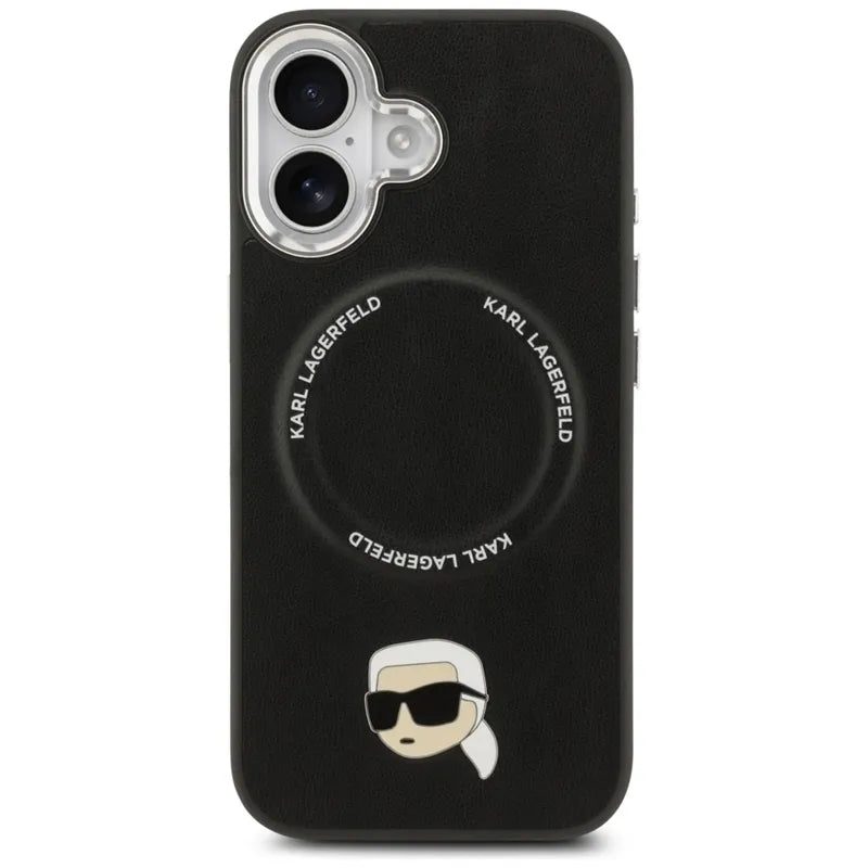 Karl Lagerfeld Karl Pin MagSafe - Dėklas iPhone 17 (juodas)