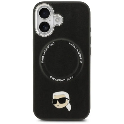 Karl Lagerfeld Karl Pin MagSafe - Dėklas iPhone 17 (juodas)