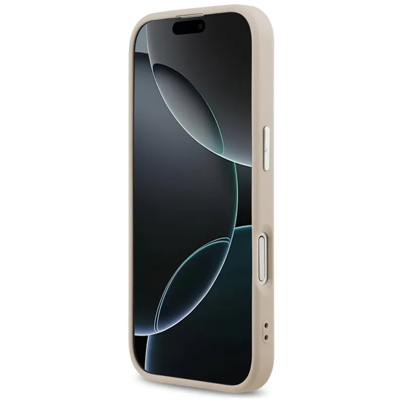 Karl Lagerfeld Karlo ir Šopetės smeigtukai MagSafe - Dėklas iPhone 17 (rožinis)