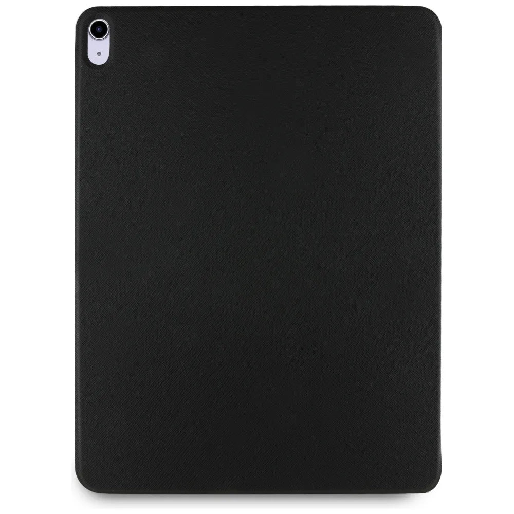 Karl Lagerfeld Knygos tipo dėklas Saffiano magnetinis Karl & Choupette - skirtas iPad Air 13” M3 (2025) / iPad Air 13” M2 (2024) (juoda)