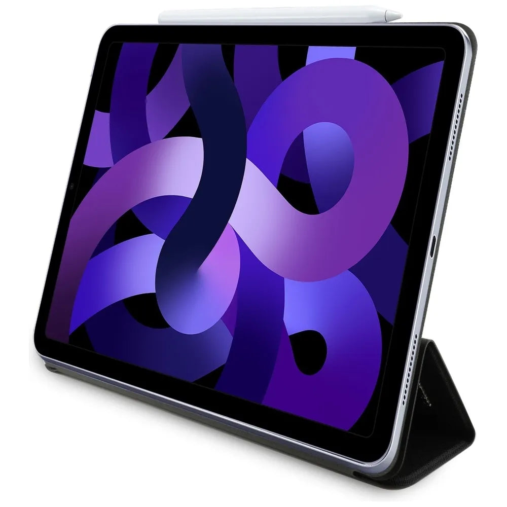 Karl Lagerfeld Knygos tipo dėklas Saffiano magnetinis Karl & Choupette - skirtas iPad Air 13” M3 (2025) / iPad Air 13” M2 (2024) (juoda)