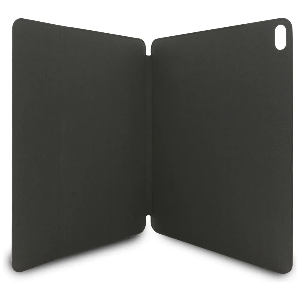 Karl Lagerfeld Knygos tipo dėklas Saffiano magnetinis Karl & Choupette - skirtas iPad Air 13” M3 (2025) / iPad Air 13” M2 (2024) (juoda)