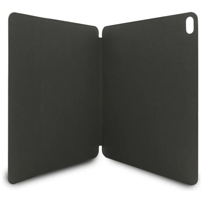 Karl Lagerfeld Knygos tipo dėklas Saffiano magnetinis Karl & Choupette - skirtas iPad Air 13” M3 (2025) / iPad Air 13” M2 (2024) (juoda)