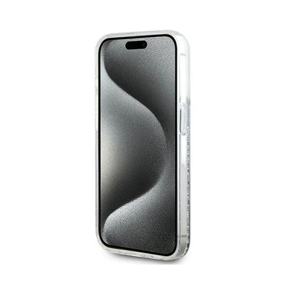 Karl Lagerfeld Liquid Glitter Choupette Head MagSafe – iPhone 13 Pro Max dėklas (skaidrus)