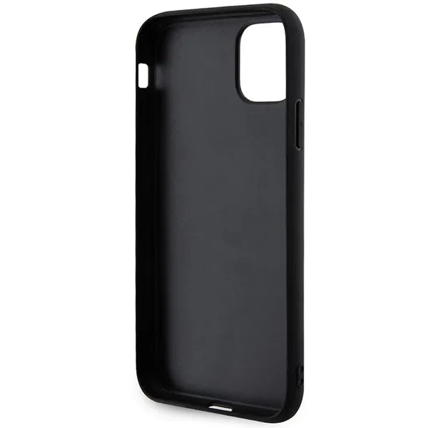Karl Lagerfeld Monogram 3D raštas – dėklas iPhone 11 (juodas)