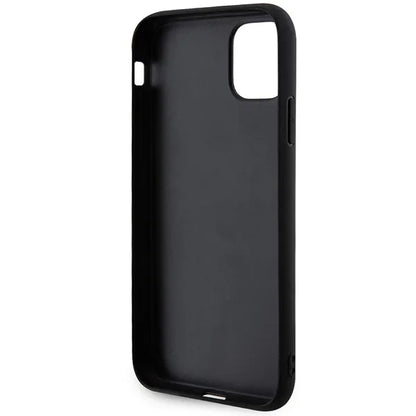 Karl Lagerfeld Monogram 3D raštas – dėklas iPhone 11 (juodas)