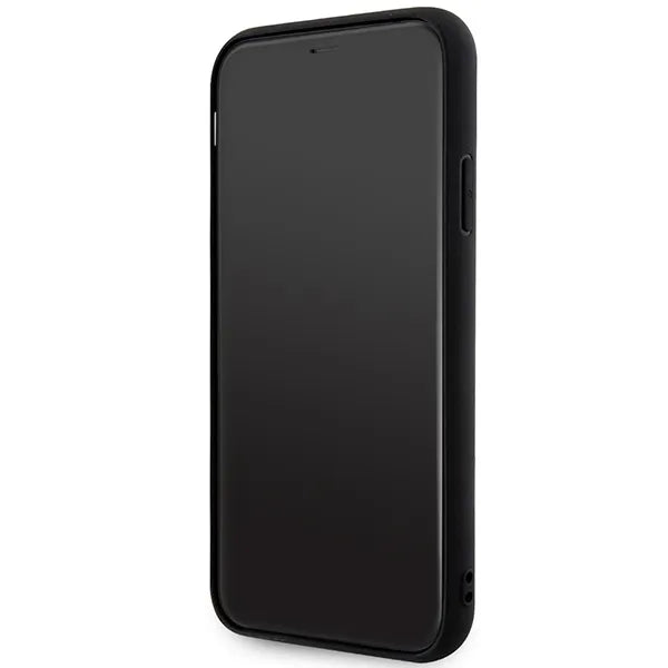 Karl Lagerfeld Monogram 3D raštas – dėklas iPhone 11 (juodas)