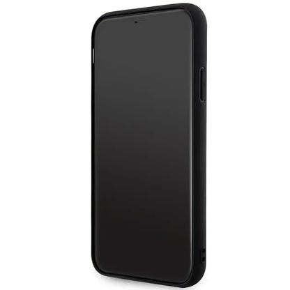 Karl Lagerfeld Monogram 3D raštas – dėklas iPhone 11 (juodas)