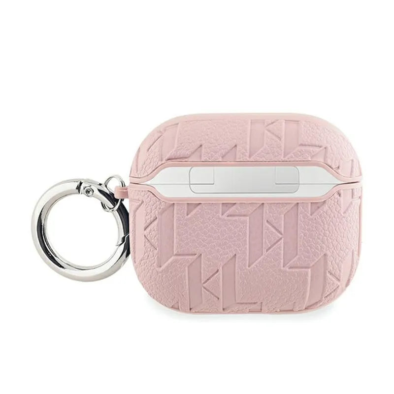 Karl Lagerfeld Monogram Choupette Head - „AirPods 3“ dėklas (rožinis)