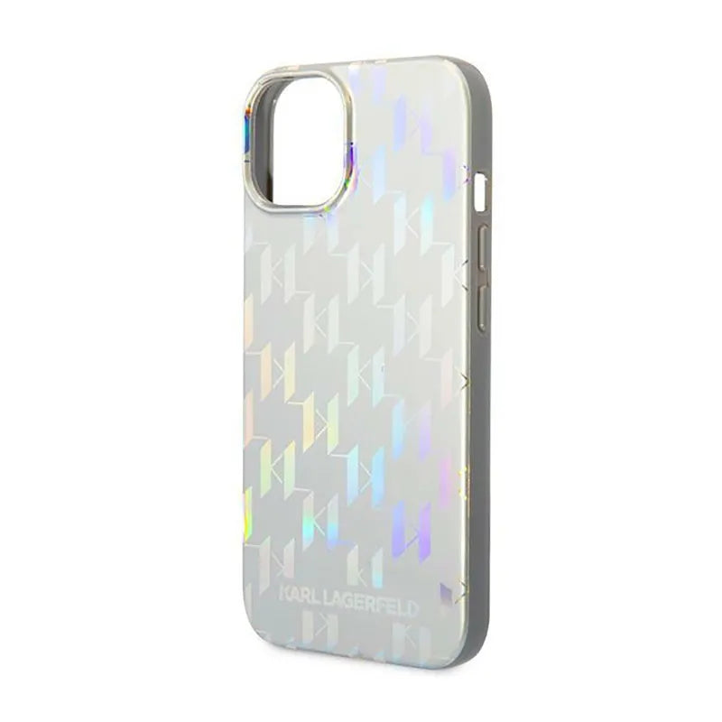 Karl Lagerfeld Monogram Pattern dėklas iPhone 14 (juodas)