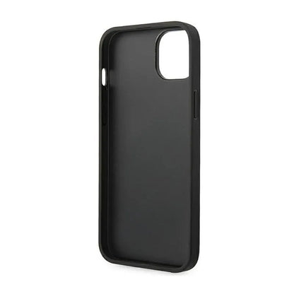 Karl Lagerfeld Monogram Stripe – Dėklas, skirtas iPhone 14 Plus (pilkas)