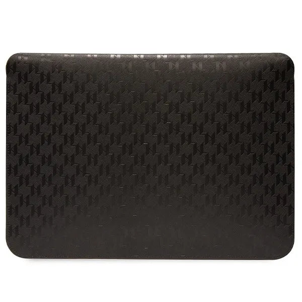 Karl Lagerfeld NFT Saffiano Monogram Ikonik Karl Sleeve – 14 col. nešiojamojo kompiuterio dėklas (juodas)