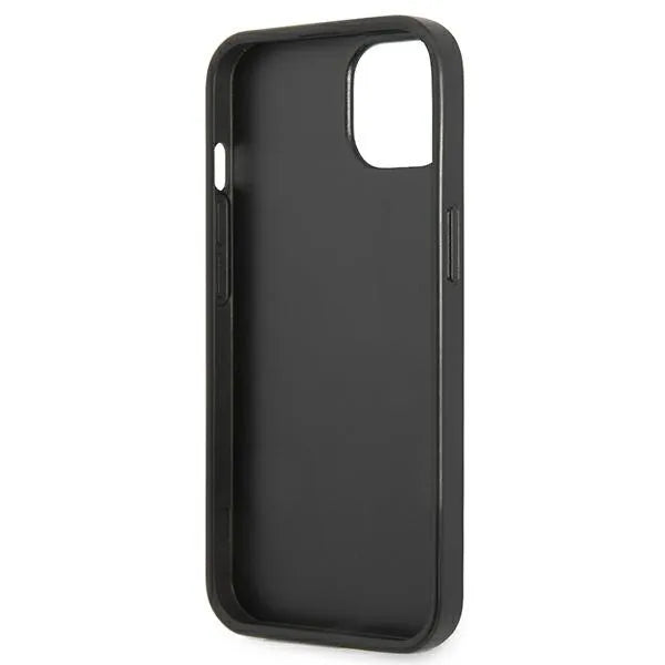 Karl Lagerfeld Perforated Allover – dėklas, skirtas iPhone 13 mini (juodas)