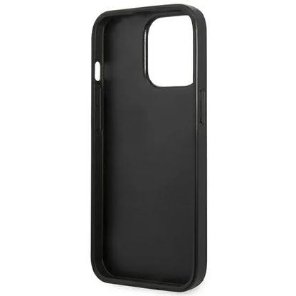 Karl Lagerfeld Perforated Allover – dėklas, skirtas „iPhone 13 Pro Max“ (juodas)