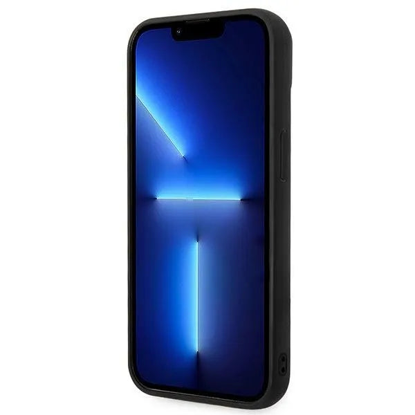 Karl Lagerfeld Quilted Puffy Ikonik Piin - dėklas iPhone 14 (juodas)