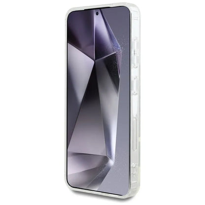 Karl Lagerfeld Rhinestones Karl Head Logo – Dėklas, skirtas Samsung Galaxy S25 (skaidrus)