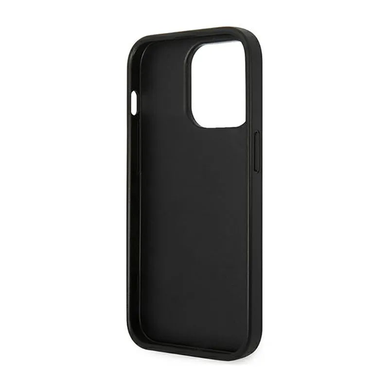 Karl Lagerfeld Saffiano Choupette Head Patch Case – dėklas iPhone 14 Pro Max (juodas)