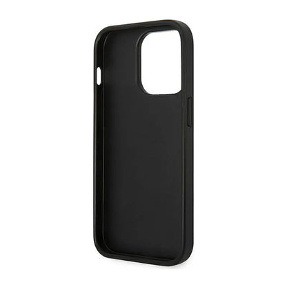 Karl Lagerfeld Saffiano Choupette Head Patch Case – dėklas iPhone 14 Pro Max (juodas)