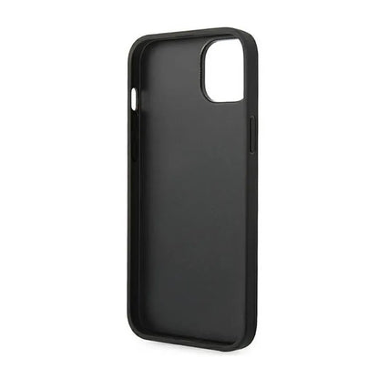 Karl Lagerfeld Saffiano Mono Metal Logo – dėklas, skirtas iPhone 14 Plus (pilkas)