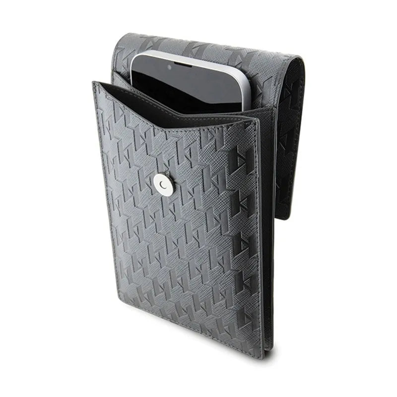 Karl Lagerfeld Saffiano Monogram Choupette - Telefono per peti (sidabras)