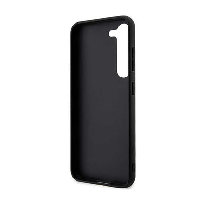 Karl Lagerfeld Saffiano Monogram Metal Logo – Dėklas Samsung Galaxy S24 (juodas)