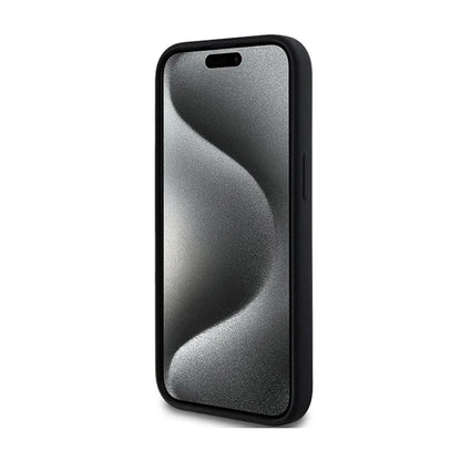 Karl Lagerfeld Silicone Choupette Head MagSafe – iPhone 15 Plus / 14 Plus dėklas (juodas)