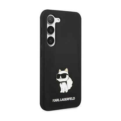 Karl Lagerfeld Silicone Choupette – „Samsung Galaxy S24“ dėklas (juodas)