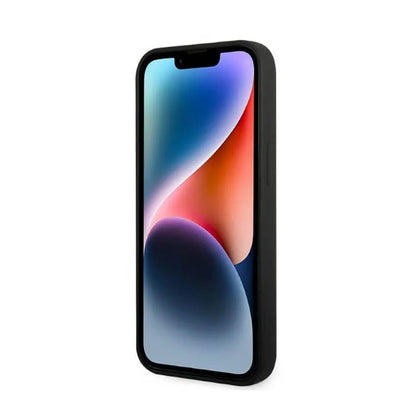 Karl Lagerfeld Silicone RSG – dėklas, skirtas iPhone 14 Plus (juodas)