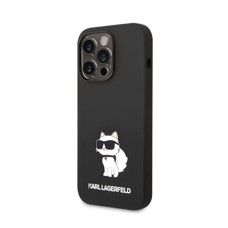 Karl Lagerfeld Silikoninis NFT Choupette – dėklas, skirtas „iPhone 14 Pro Max“ („Black“)