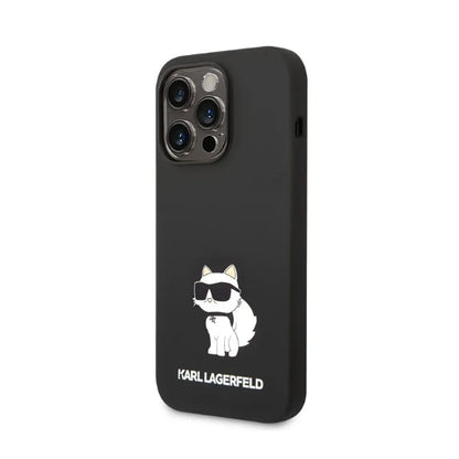 Karl Lagerfeld Silikoninis NFT Choupette – dėklas, skirtas „iPhone 14 Pro Max“ („Black“)