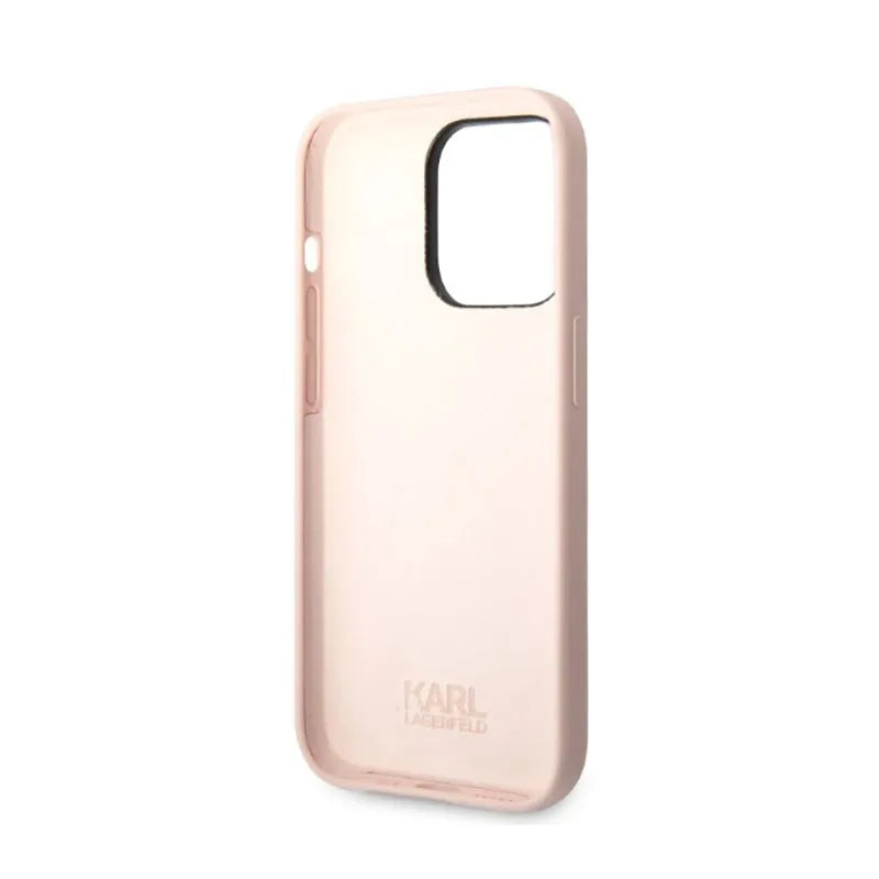Karl Lagerfeld Silikoninis NFT Choupette - dėklas, skirtas iPhone 14 Pro Max (rožinis)