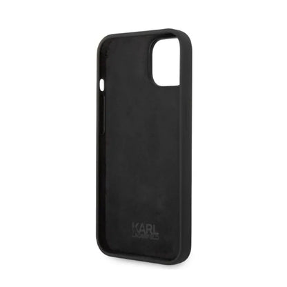 Karl Lagerfeld silikoninis NFT Ikonik – dėklas, skirtas iPhone 14 Plus (juoda)