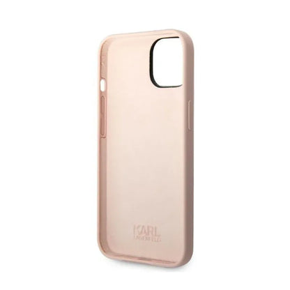 Karl Lagerfeld silikoninis NFT Ikonik - dėklas, skirtas „iPhone 14 Plus“ (rožinės spalvos)