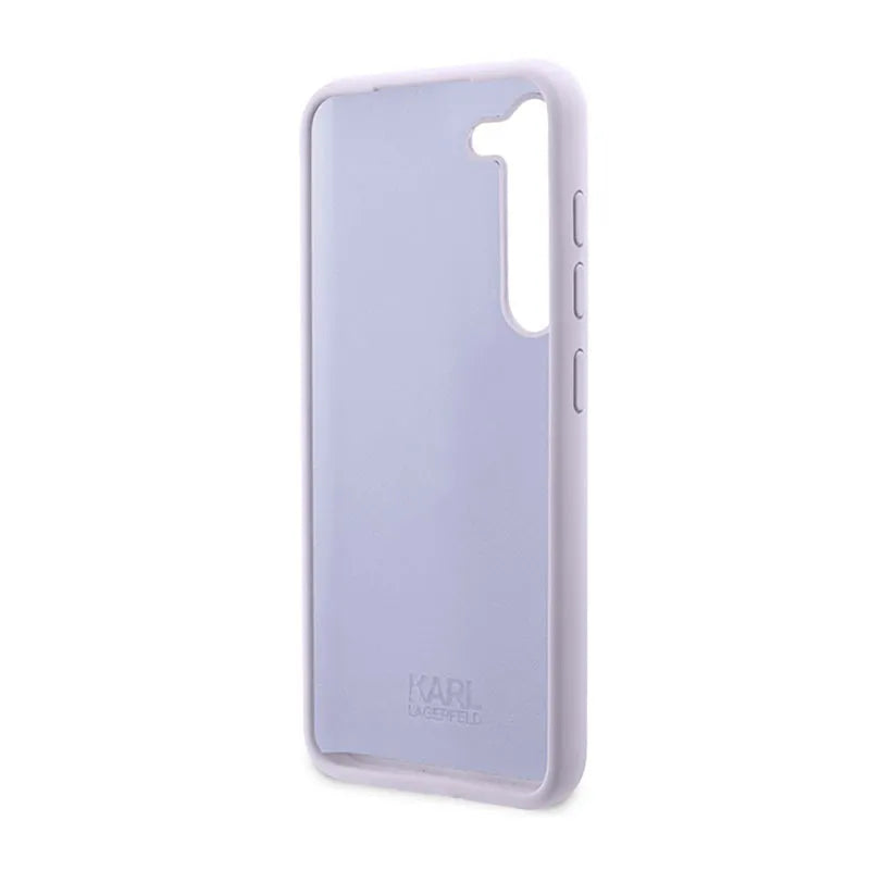 Karl Lagerfeld silikoninis NFT Ikonik – dėklas, skirtas „Samsung Galaxy S23+“ (violetinis)