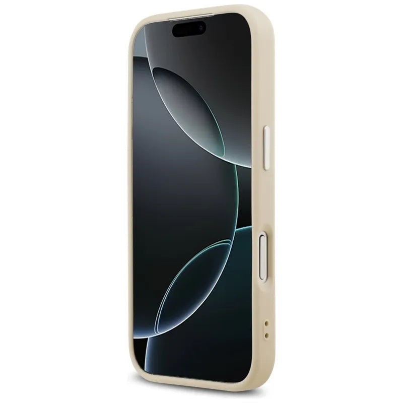 Karl Lagerfeld Smeigtukai Karl & Choupette MagSafe - Dėklas iPhone 17 Pro (smėlio spalvos)