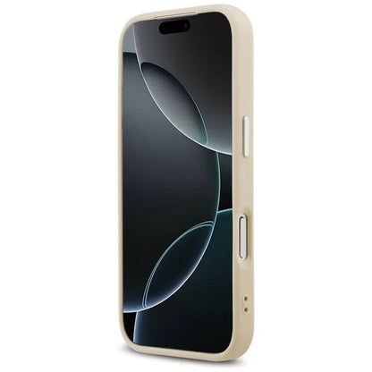 Karl Lagerfeld Smeigtukai Karl & Choupette MagSafe - Dėklas iPhone 17 Pro (smėlio spalvos)