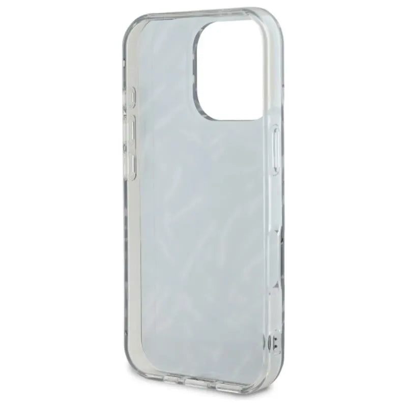 Karl Lagerfeld Zebra su virvele - dėklas iPhone 16 Pro (violetinė)