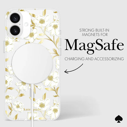 Kate Spade New York apsauginis „Gems“ MagSafe dėklas, skirtas iPhone 16 Plus (Saulėtos gėlės)