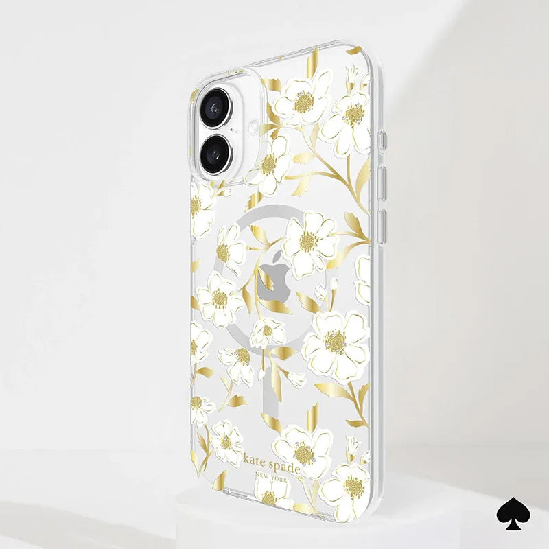 Kate Spade New York apsauginis „Gems“ MagSafe dėklas, skirtas iPhone 16 Plus (Saulėtos gėlės)