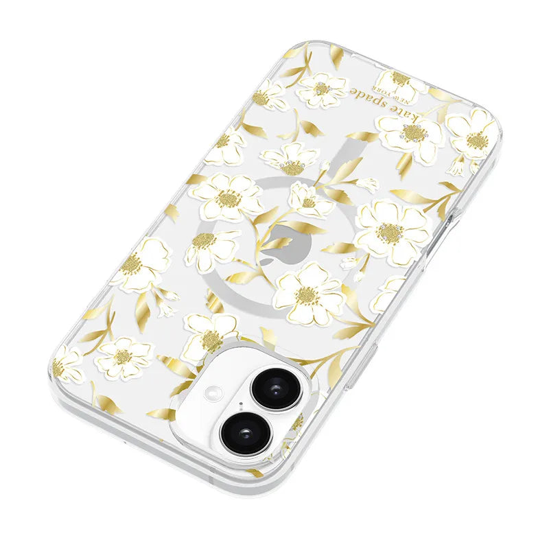 Kate Spade New York apsauginis „Gems“ MagSafe dėklas, skirtas iPhone 16 Plus (Saulėtos gėlės)