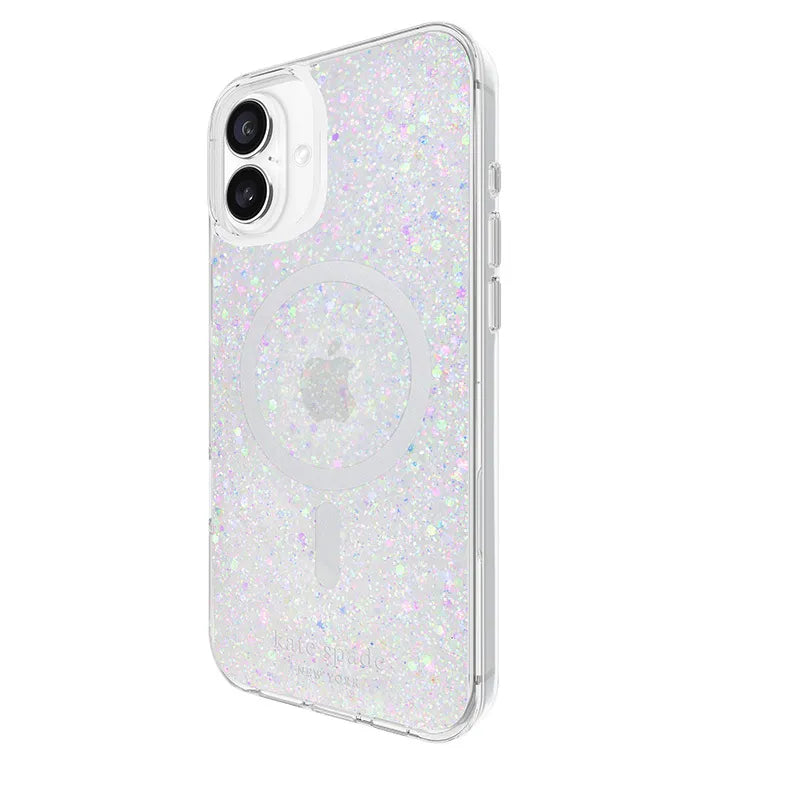 Kate Spade New York Apsauginis MagSafe dėklas – skirtas iPhone 16 Plus (stambus blizgučiai)