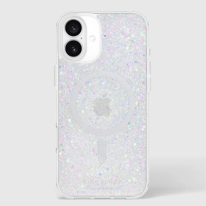 Kate Spade New York Apsauginis MagSafe dėklas – skirtas iPhone 16 Plus (stambus blizgučiai)