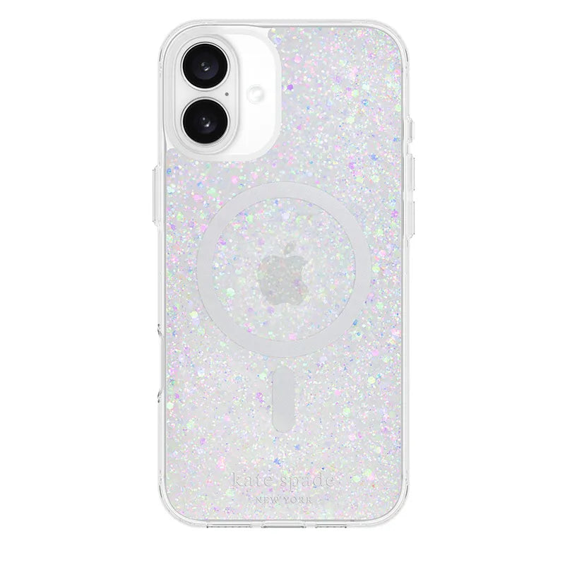 Kate Spade New York Apsauginis MagSafe dėklas – skirtas iPhone 16 Plus (stambus blizgučiai)
