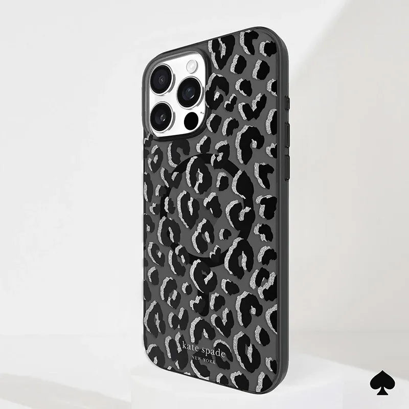 Kate Spade New York apsauginis „MagSafe“ dėklas, skirtas „iPhone 16 Pro Max“ (City Leopard)