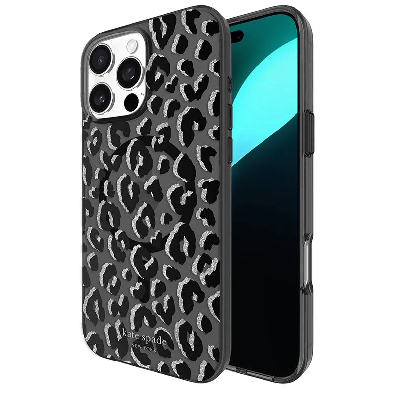 Kate Spade New York apsauginis „MagSafe“ dėklas, skirtas „iPhone 16 Pro Max“ (City Leopard)